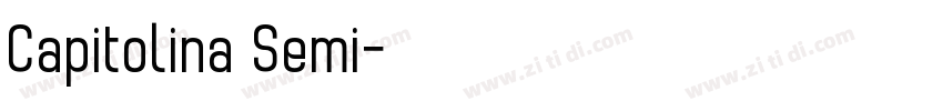 Capitolina Semi字体转换 Capitolina Semi字体转换